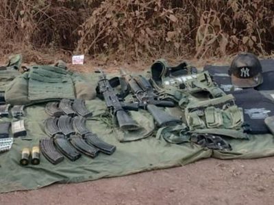 Hallan arsenal tras enfrentamiento de la Sedena con civiles armados en Mazamitla, Jalisco