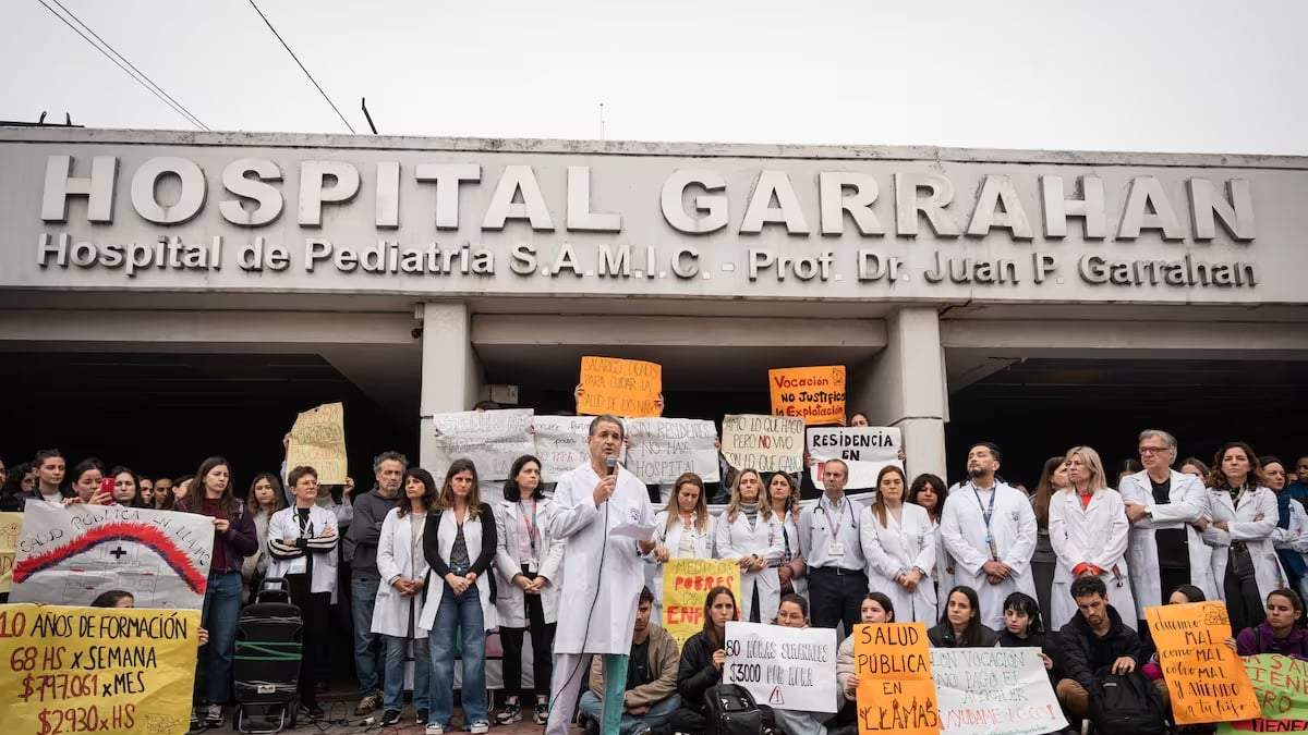 Hospital Garrahan. Fuente: (X)