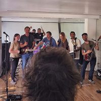 Milei ensayó las canciones que interpretará con “la banda presidencial”