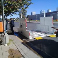 Rampa de desinfección de vehículos en Neuquén