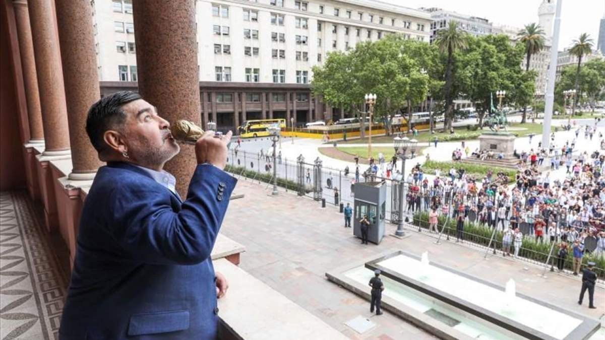 Diego Maradona. Fuente: (Twitter)