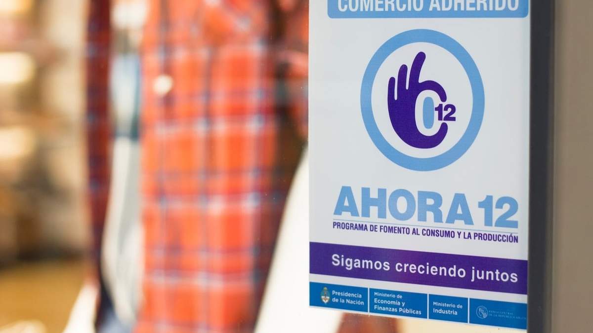 El plan Ahora 12 reactiva el consumo. Fuente: (Twitter)