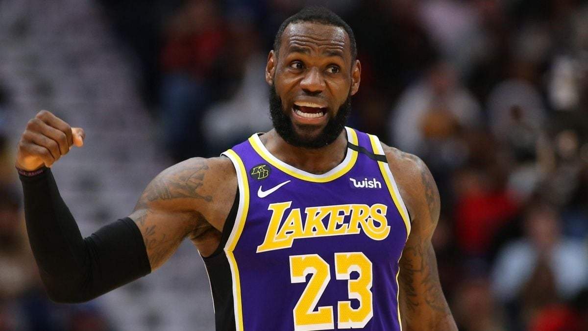 Lebron James. Fuente: (Twitter).