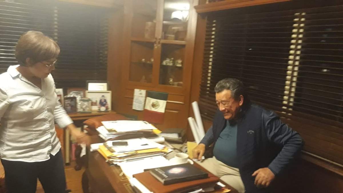 Xicoténcatl Leyva, durante la entrevista concedida a Proceso