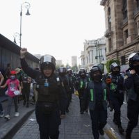 “¡Policía consciente se une al contingente!”: así apoyaron agentes de la CDMX la marcha del 8M