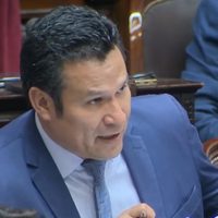La primera intervención de Llancafilo en el debate de la Ley Ómnibus