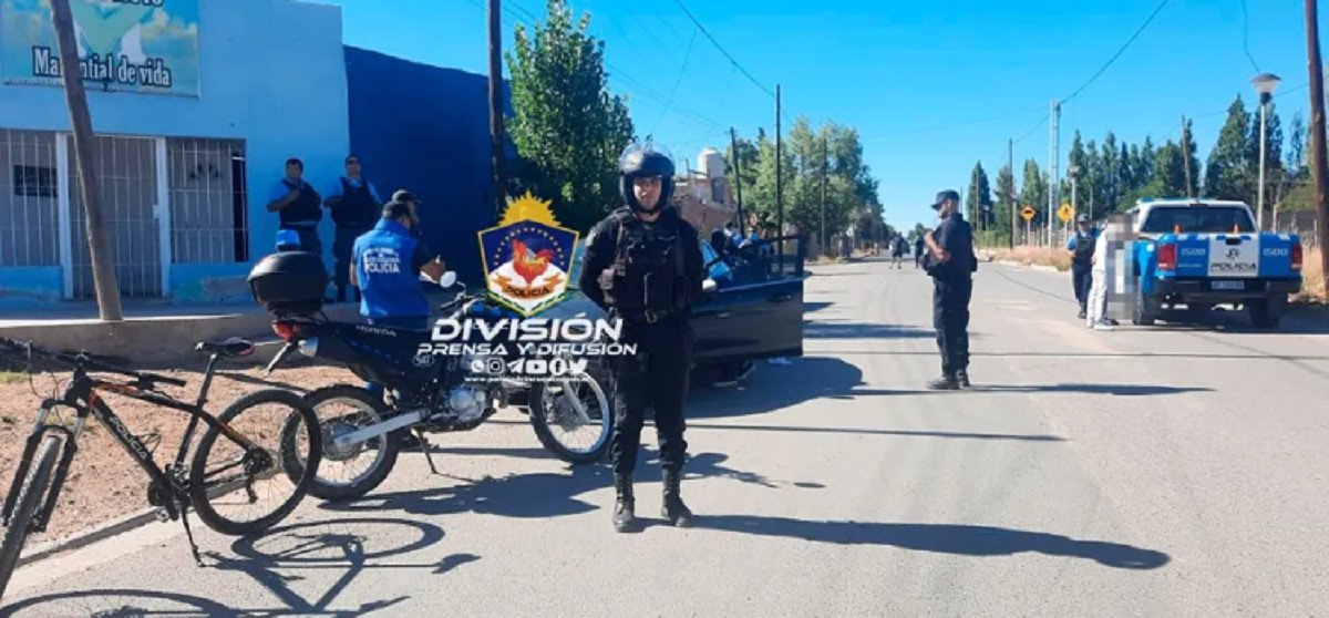 Operativos en Cutral Co. Fuente: (Policía Neuquén).