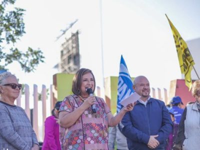 “Mi rival a vencer es la señora de enfrente:” Xóchitl Gálvez sobre retiro de Samuel García
