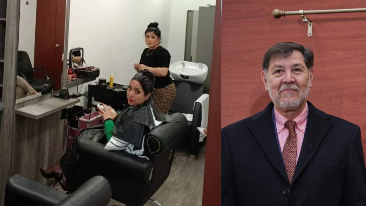 Gerardo Fernández Noroña habló del salón de belleza