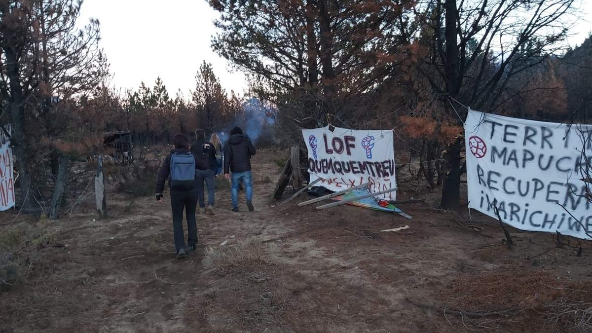 El predio en el paraje de Cuesta del Ternero. Fuente: (Twitter)