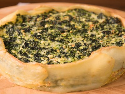 Tarta de espinaca sin harina y sin gluten: una receta saludable y supercremosa