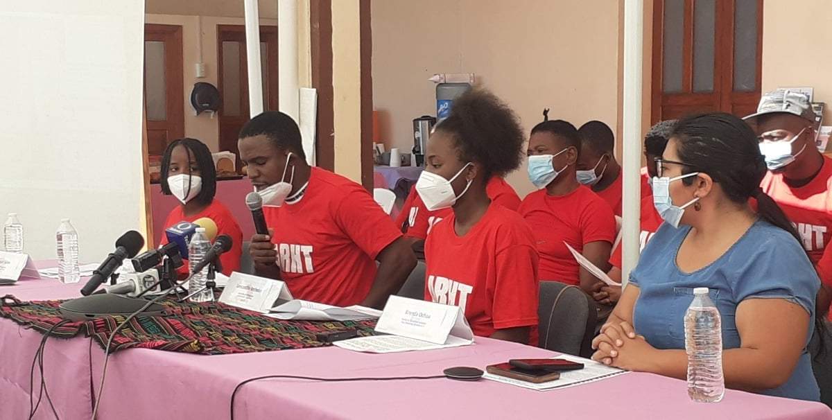 Conferencia de la Asociación de Refugiados Haitianos en Tapachula