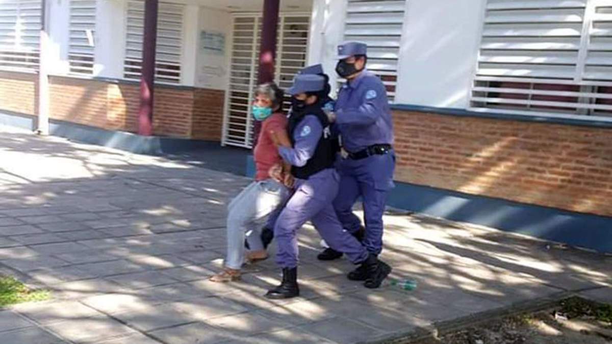 Momento de la detención. Fuente: (Twitter)
