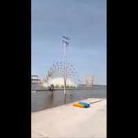 Avanza el desmantelamiento del NAIM. Así cayó el primer fonil (Video)