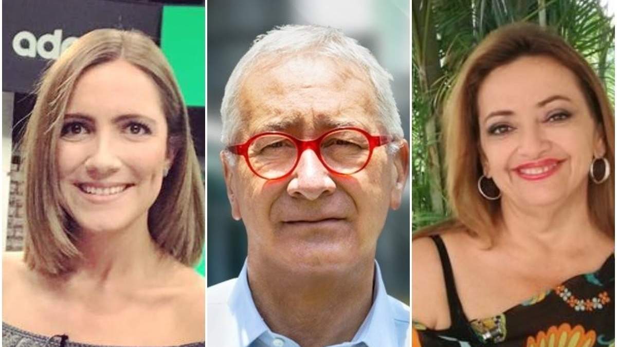 Luisa Cantú, Javier Solórzano y Elena Arcila