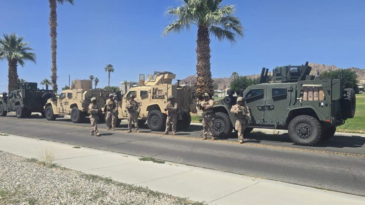Marines enviados desde el 9 de junio a Los Angeles