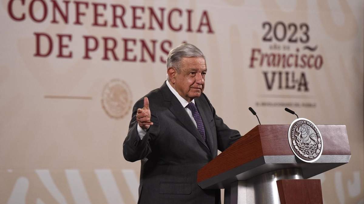 El presidente de México en su conferencia matutina del 13 de enero de 2023