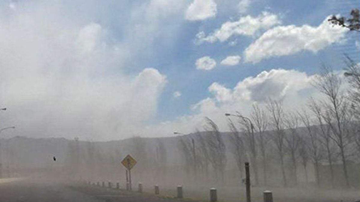 Alerta por vientos fuertes y nevadas en Neuquén. Fuente: (Twitter)