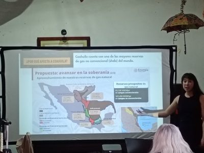Manolo Jiménez quiere sumar a Coahuila a explotación de gas y activistas rechazan uso de fracking