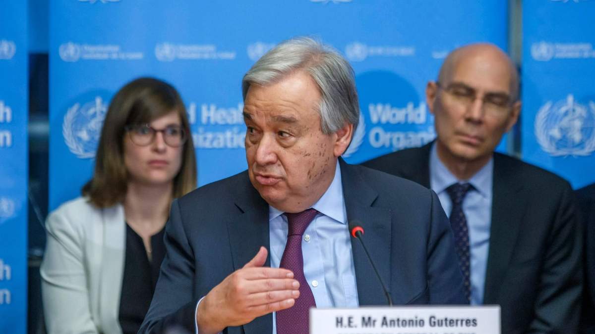 Antonio Guterres, secretario general de la ONU. Fuente: (Twitter).