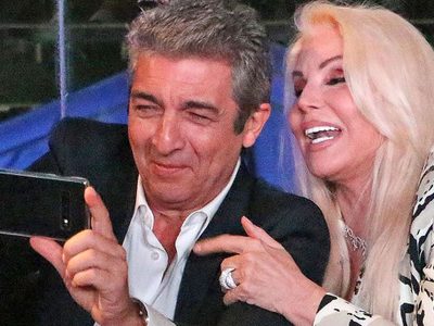 Ricardo Darín reveló el secreto ¿De dónde sale la misteriosa tercera mano en la foto con Susana Gimé