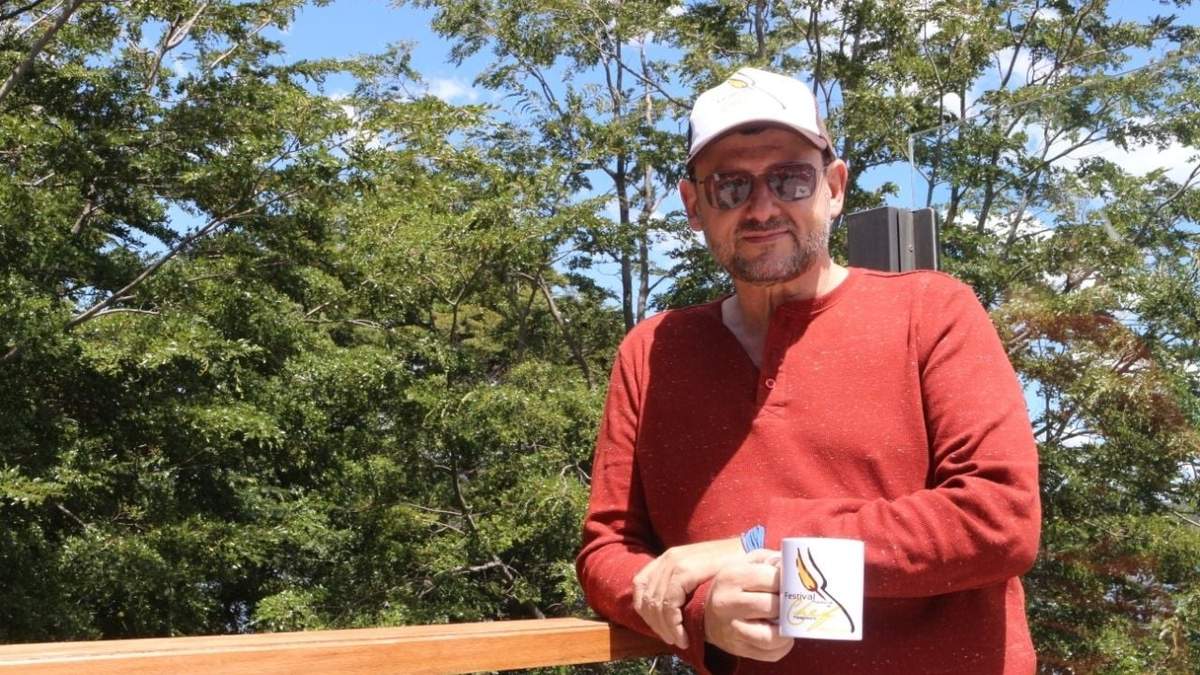 Christophe Krywonis en Neuquén. Fuente: (Instagram)
