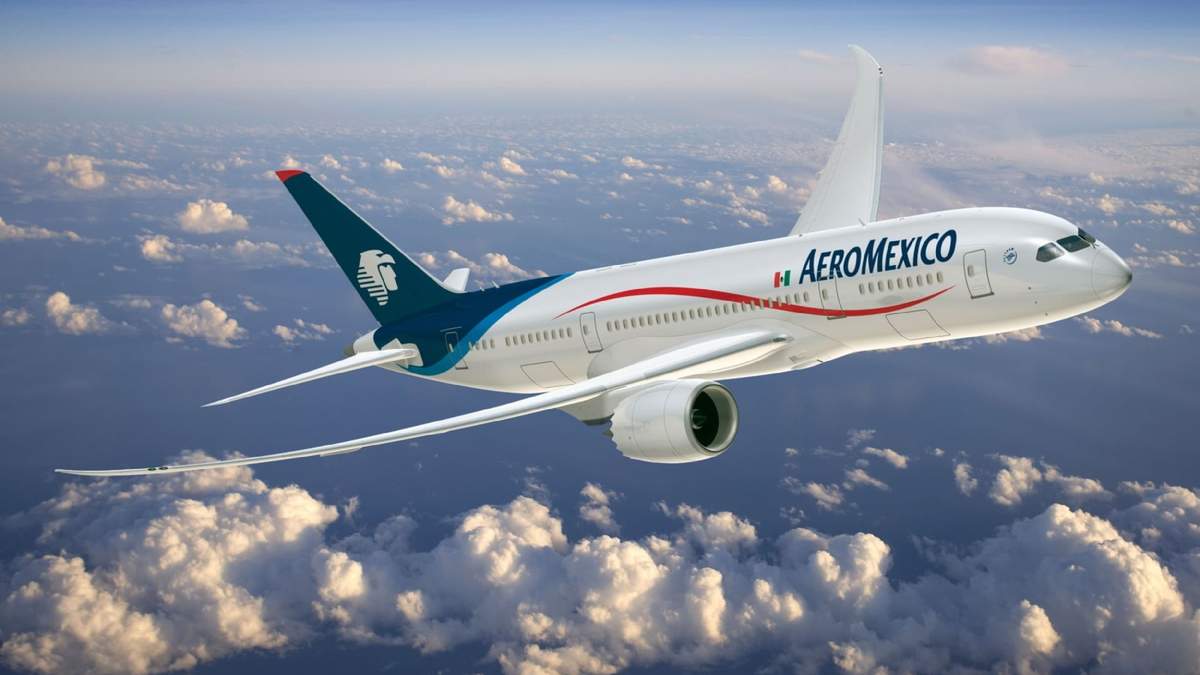La aerolínea mexicana también víctima del avance del virus. Fuente: (Twitter)