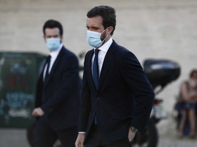 Se supo el motivo de la presencia de Pablo Casado en el funeral de Álex Lequio