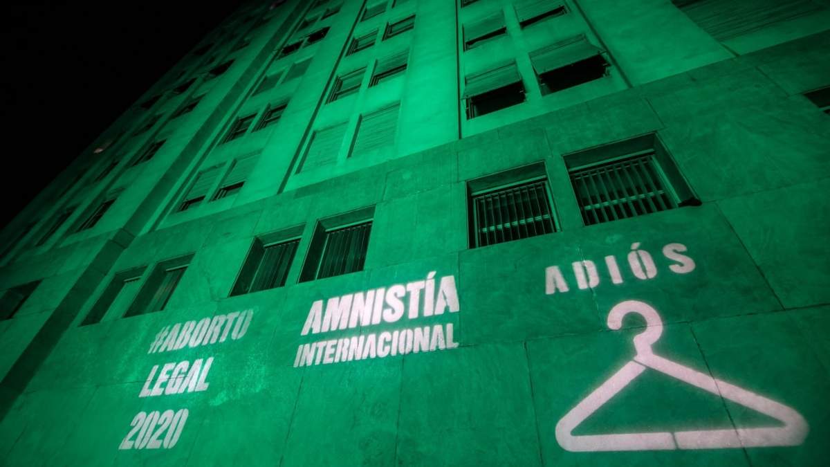 Intervención de Amnistía Internacional. Fuente: (Twitter)
