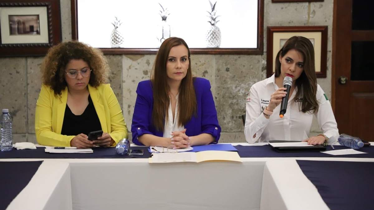Las presidentas estatales del PRI, PAN y PRD en Jalisco