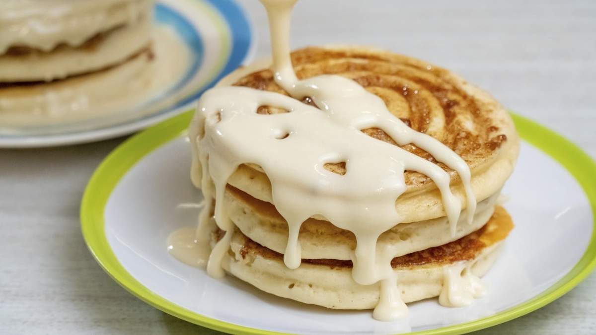 Waffles de roll de canela. Fuente: (Instagram)