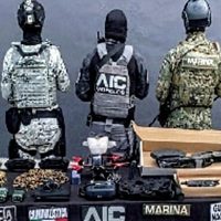 Autoridades detectan por primera vez dron modificado para transportar explosivos en Morelos