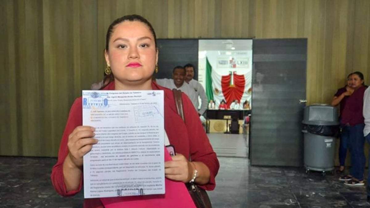La exdiputada local del PRI, Martha Karina Lujano Rodríguez