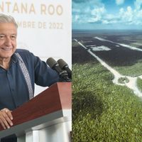AMLO supervisa obra del Tren Maya y anuncia la apertura del sitio Ichkabal
