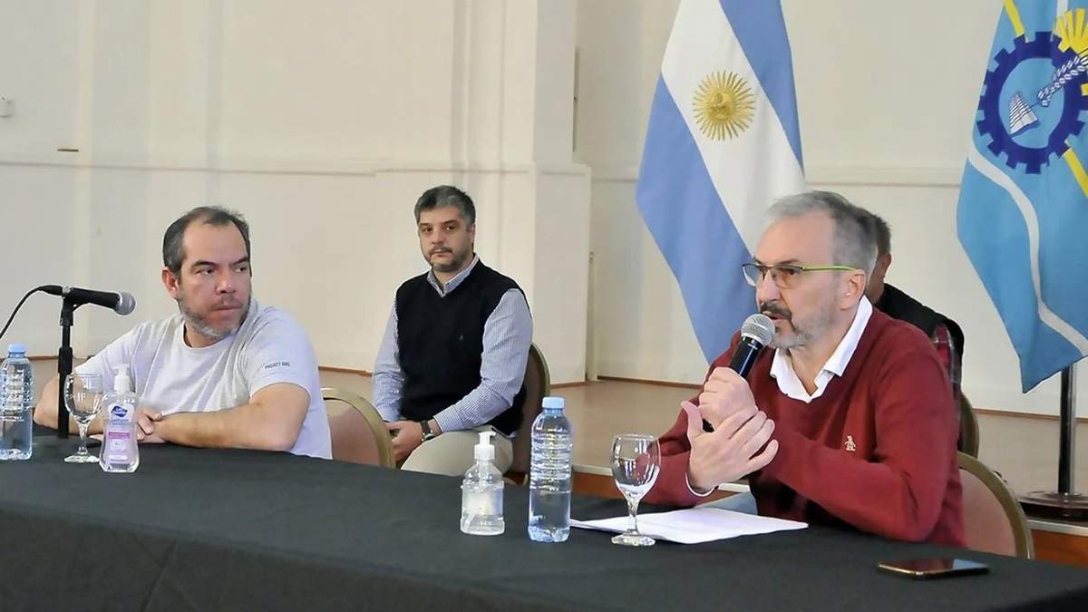Ministro de Salud de Chubut, Fabián Puratich. Fuente: (Twitter)