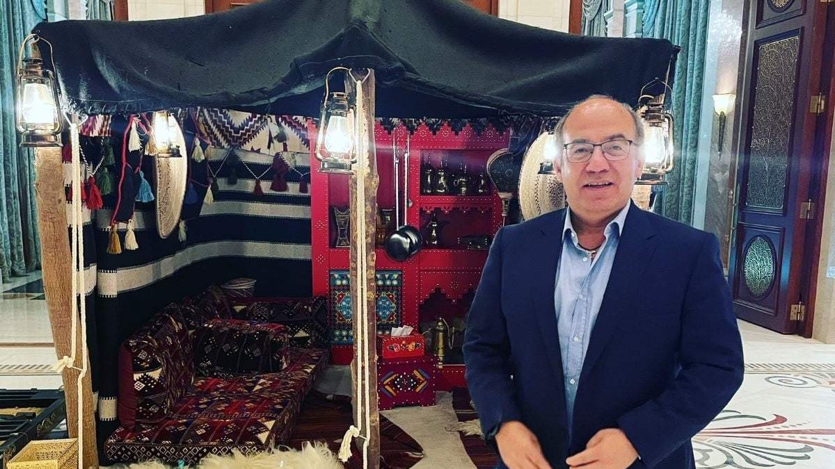 El expresidente en Riad