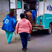 Tras caerse un paciente de una ambulancia en Bariloche, así se procedió