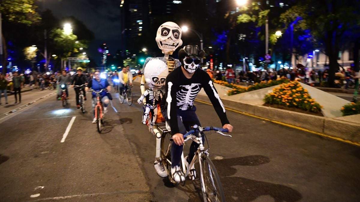 Paseo Nocturno de Día de Muertos de 2019 en Paseo de la Reforma