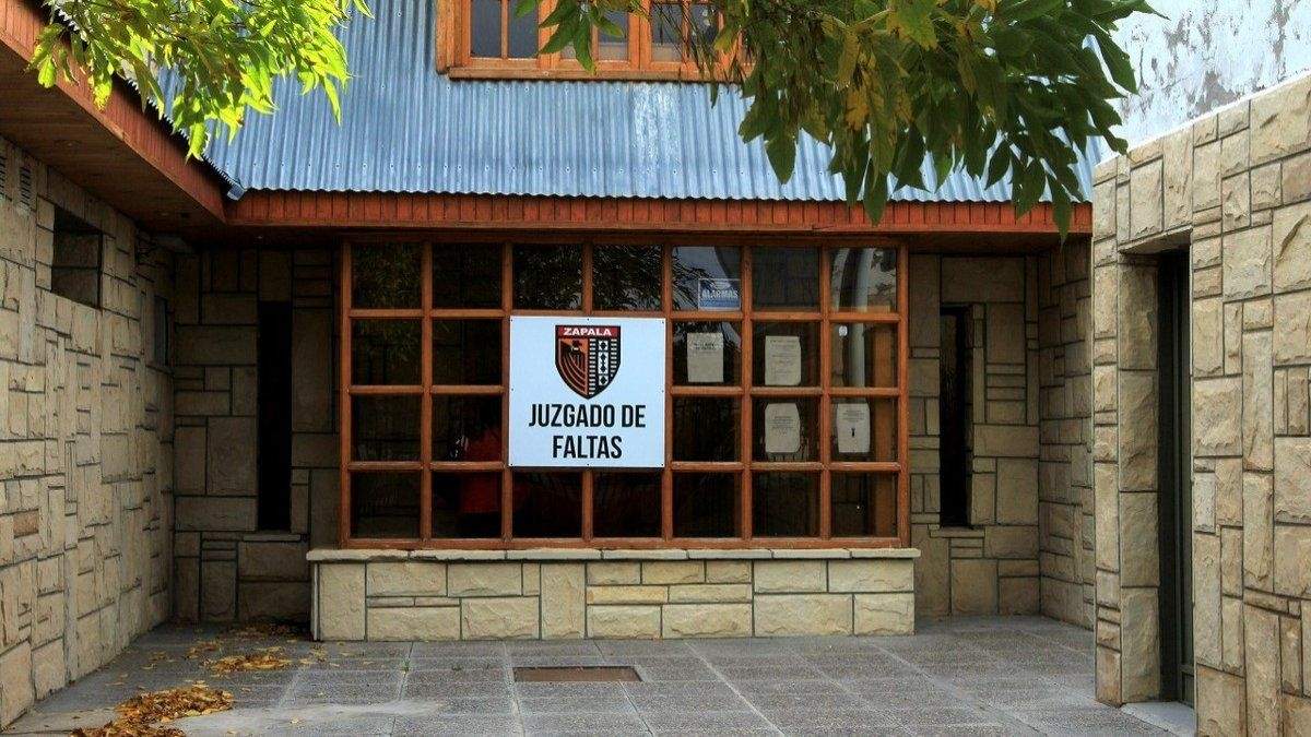 Juzgado de Faltas de Zapala. Fuente: (Twitter)