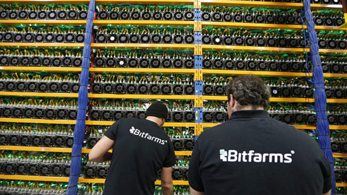 La empresa de minado de criptomonedas Bitfarms. Fuente: (Twitter)
