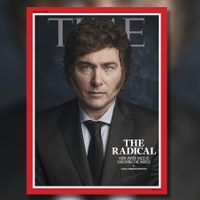 La revista Time eligió a Javier Milei para la portada de su última edición