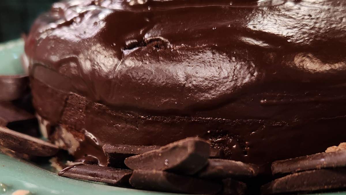 Torta de chocolate. Fuente: (X)