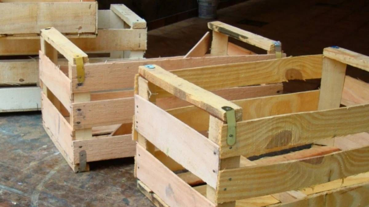 Cajón de madera. Fuente: (Twitter)