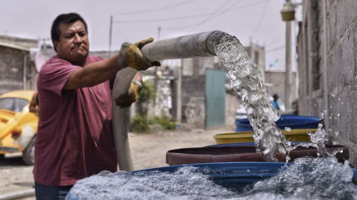 Recorte de agua en el Estado de México