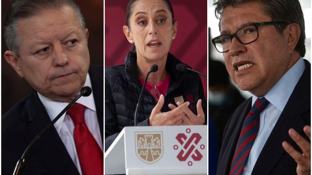 Alejandro Zaldívar, Claudia Sheinbaum, Ricardo Monreal