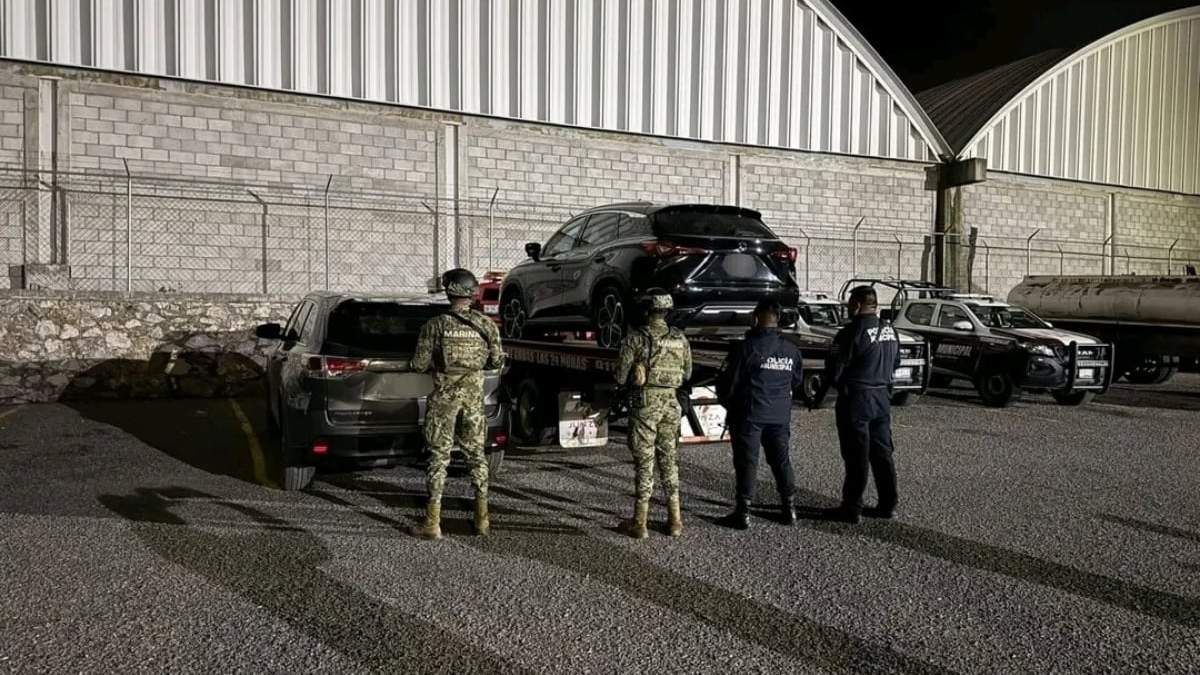 Elementos municipales y federales recuperaron la camioneta robada