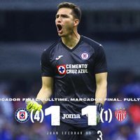 Cruz Azul se impuso en penaltis al Necaxa y avanza a cuartos de final