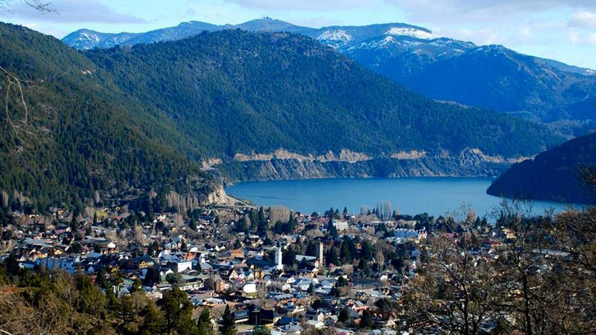 Vista ampliada de San Martín de los Andes. Fuente: (Twitter)