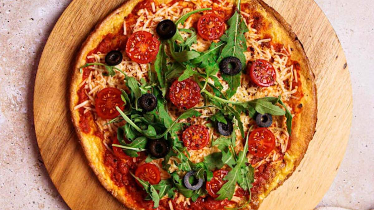 Pizza de zanahoria. Fuente: (Instagram)