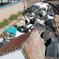 En Zapala, cargaron en un camión 10 mil kilos de residuos electrónicos